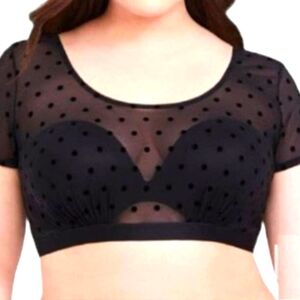 NWT Torrid Swiss Dot Top